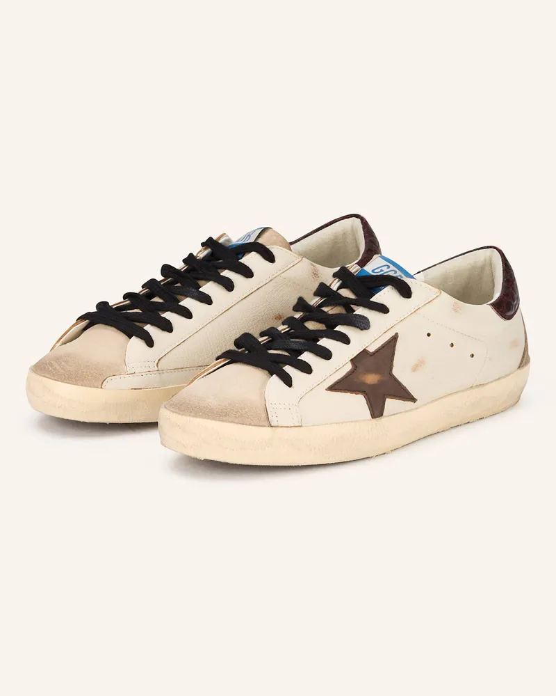 Golden Goose Sneaker SUPER-STAR Ecru