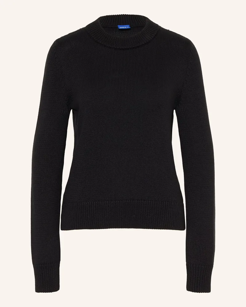 HUGO BOSS Pullover Saje schwarz Schwarz