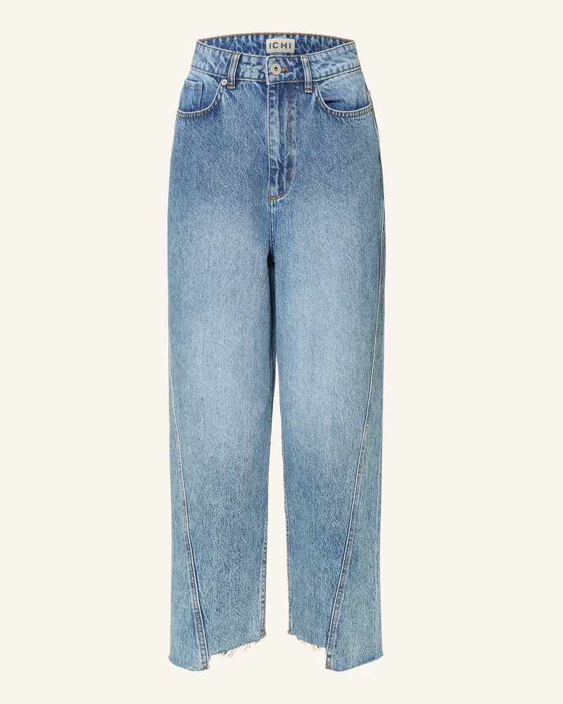 ICHI Cropped Jeans Ihobinne blau 900000273