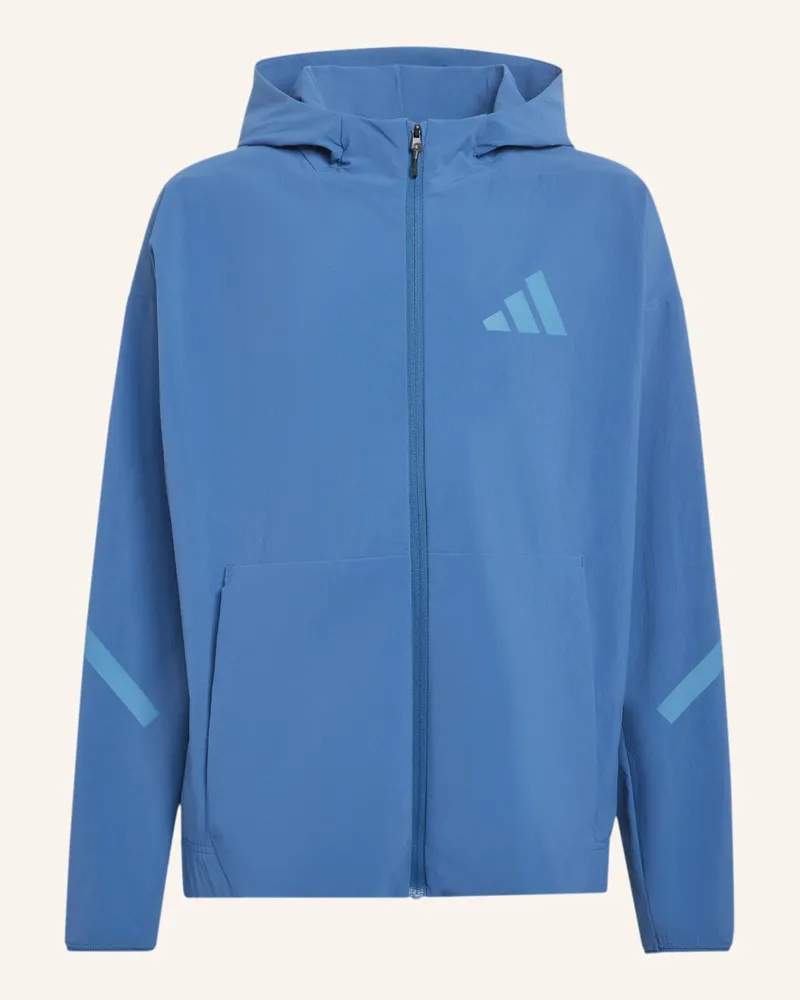 adidas Adidas Z.N.E. Gewebte Travel Cover Up Trainingsjacke blau Blau
