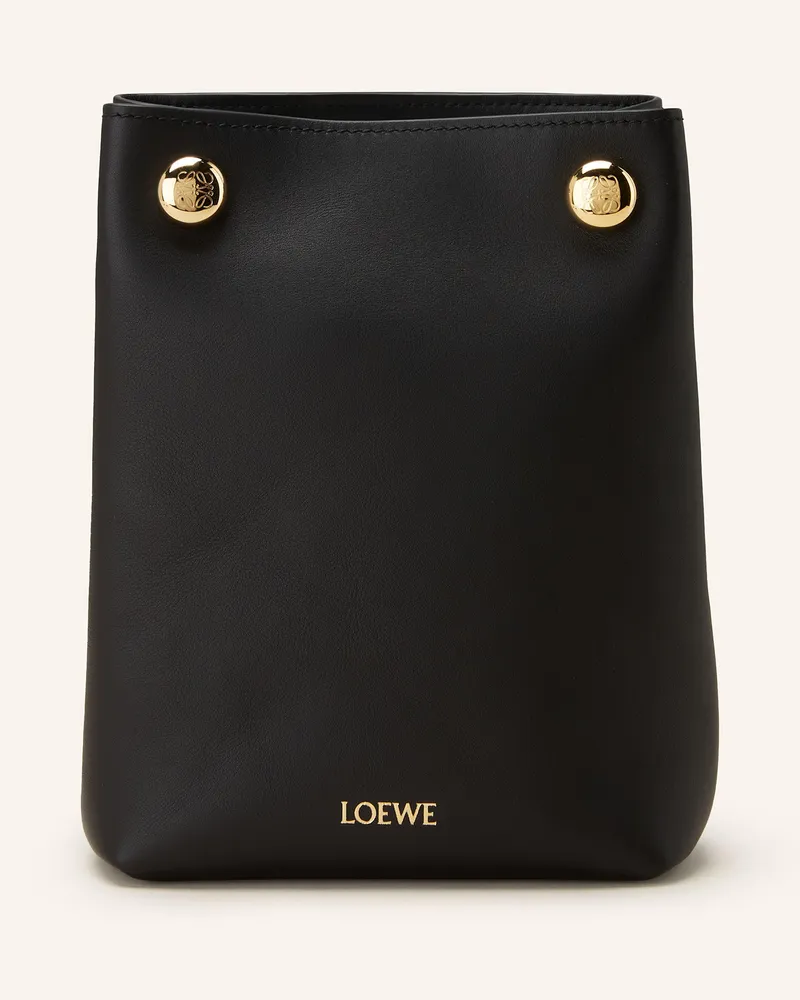 Loewe Umhängetasche Pebble schwarz Schwarz