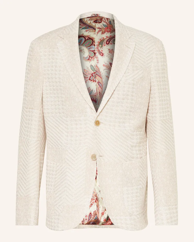 Etro Strick-Sakko Regular Fit Beige