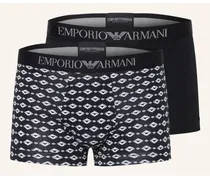 Emporio Armani 2er-Pack Boxershorts Schwarz