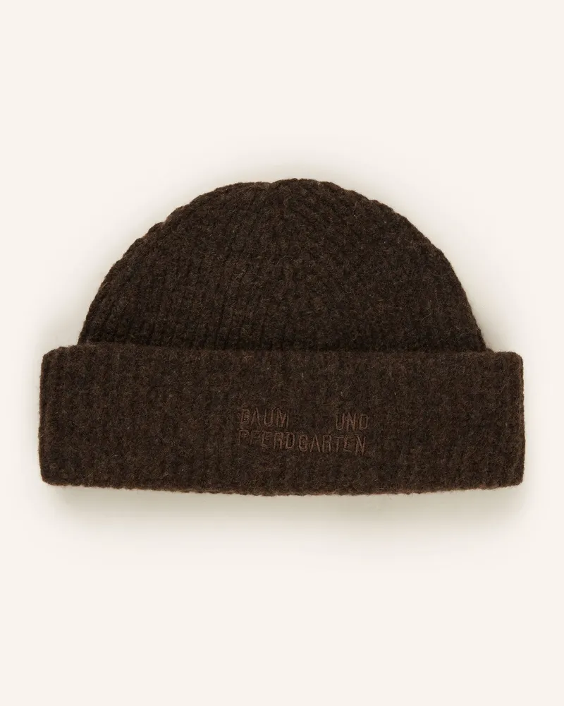 Baum und Pferdgarten Mütze Leia braun Dunkelbraun