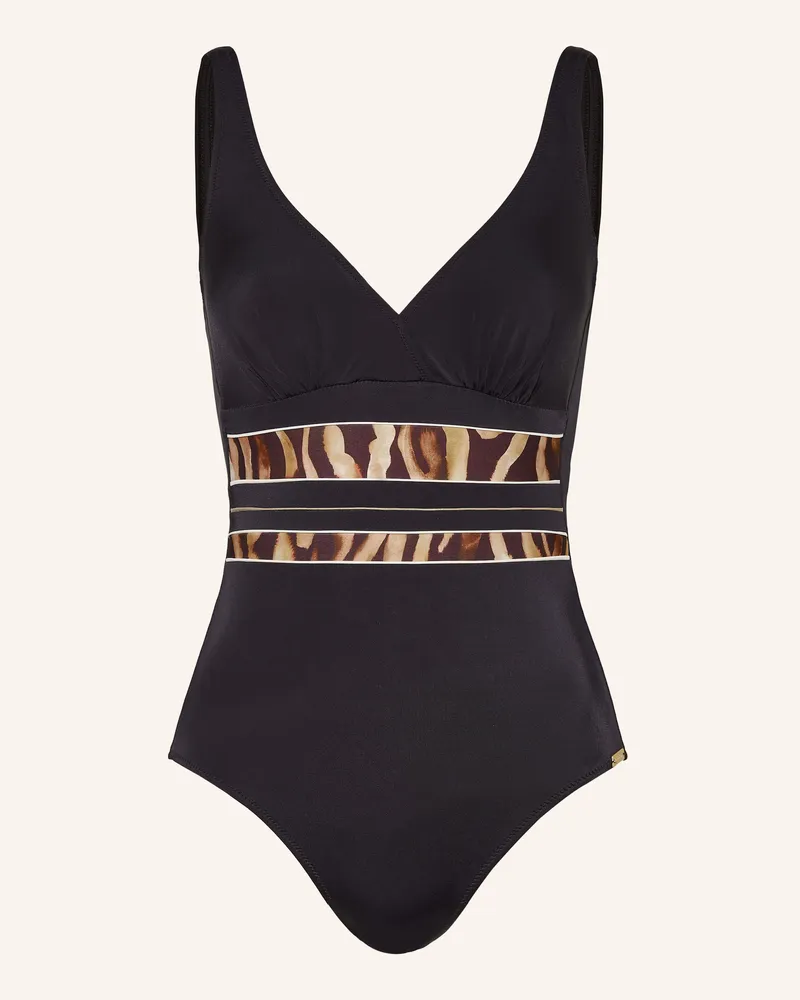 Charmline Shape-Badeanzug WILD NOBLESSE Schwarz