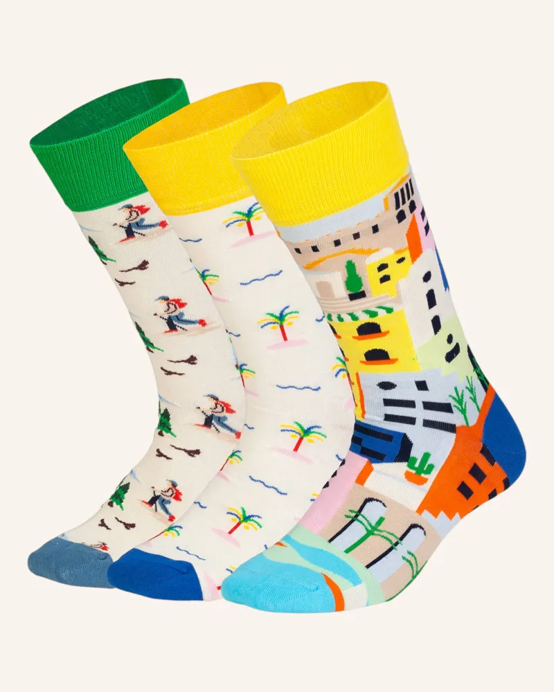 DillySocks Socken Vacation Mode On beige Creme