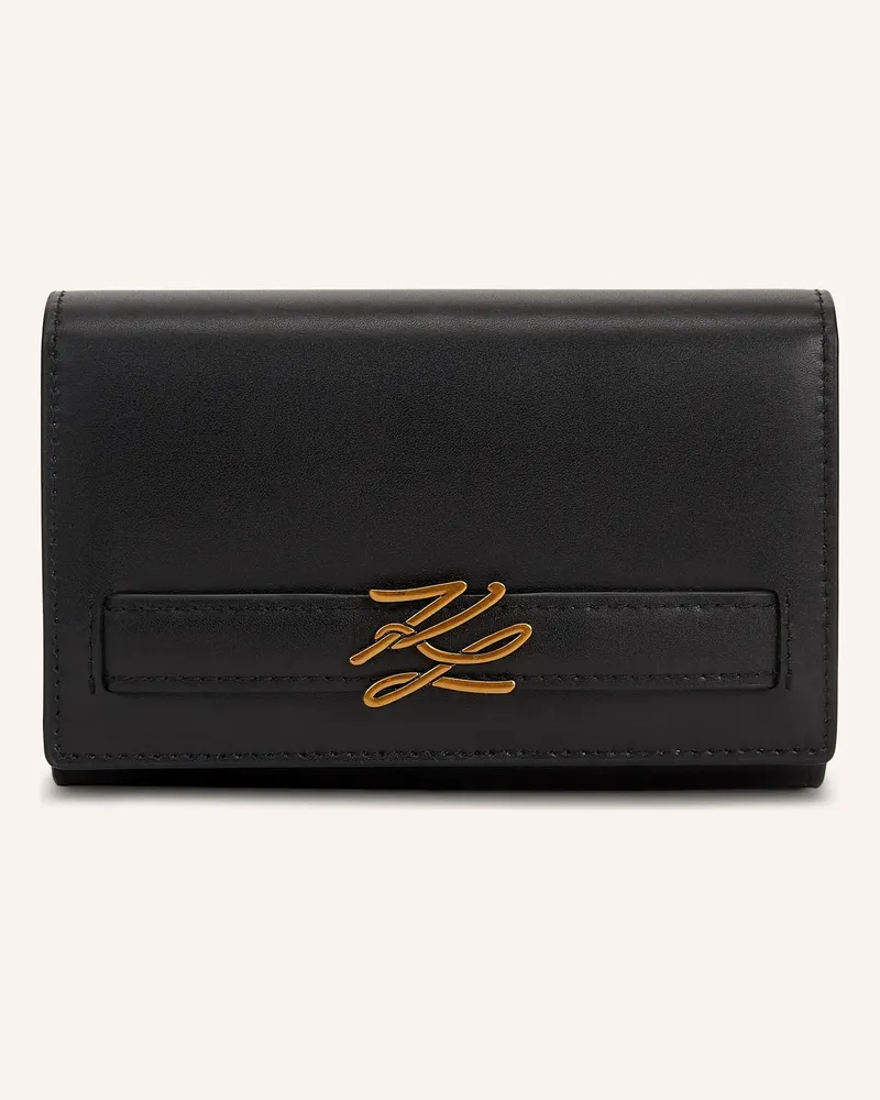 Karl Lagerfeld Geldbörse schwarz Schwarz