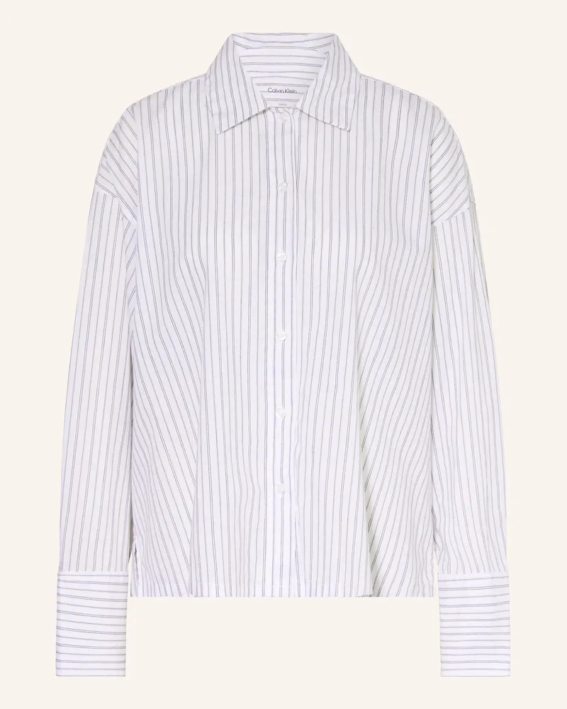 Calvin Klein Schlafshirt COTTON POPLIN Weiss