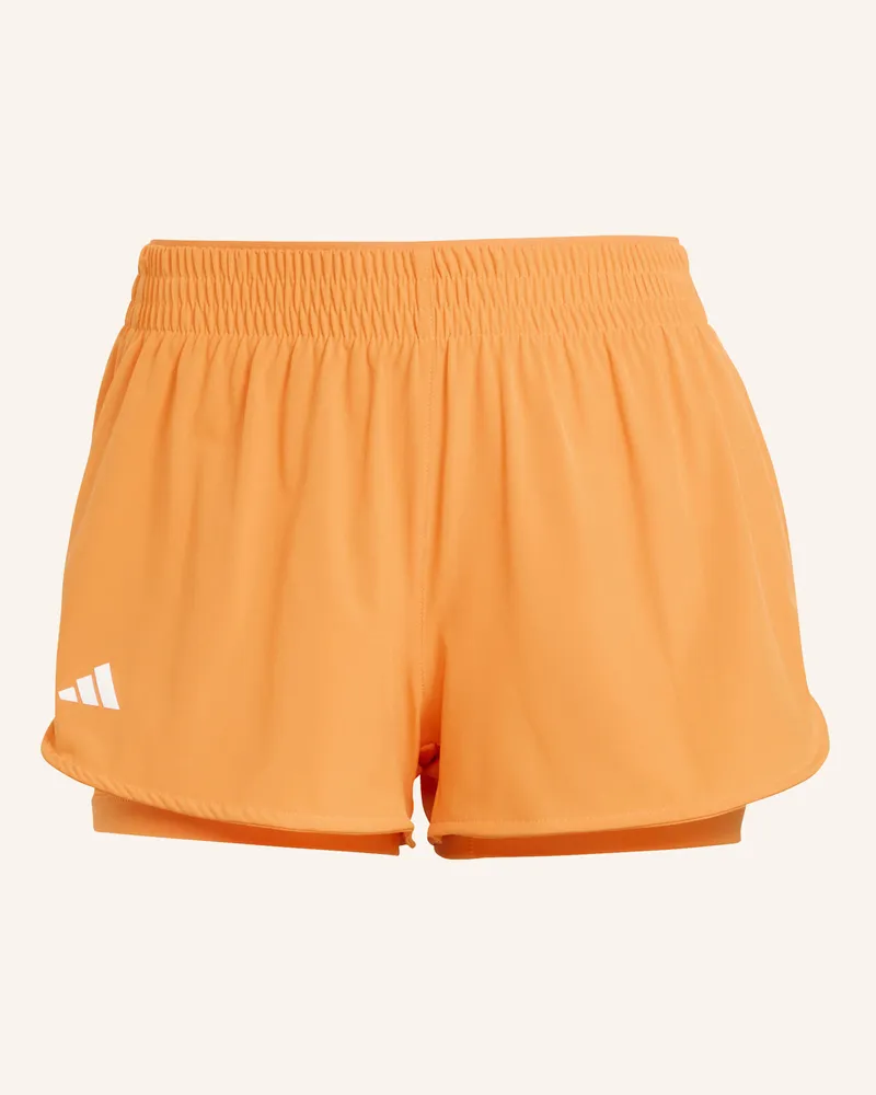 adidas TENNIS CLIMACOOL 2IN1 MATCH SHORTS Orange