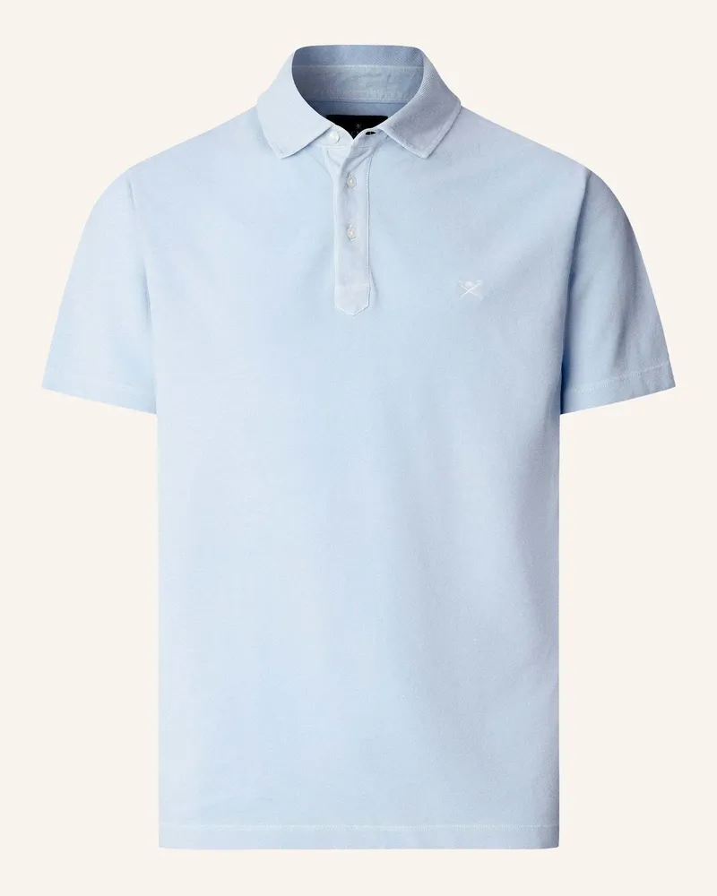 Hackett Poloshirt Gmd Pique Ss blau Hellblau