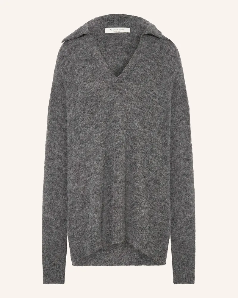 by Aylin Koenig Pullover LIAN mit Alpaka Grau