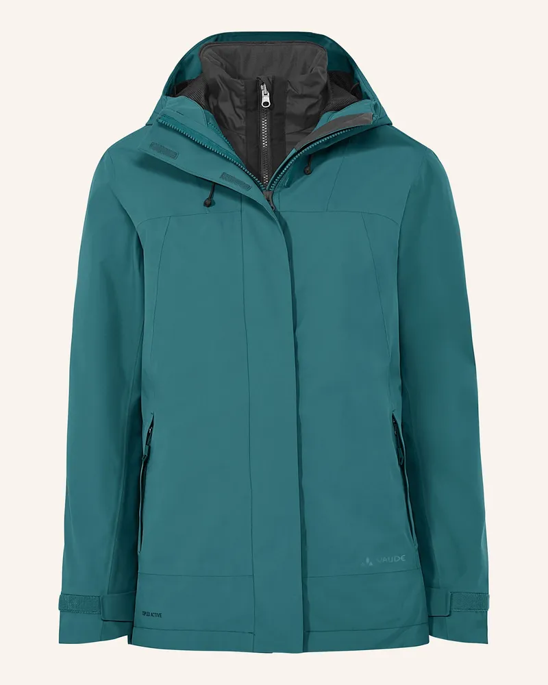 Vaude 2-In-1-Jacke Neyland blau Türkis