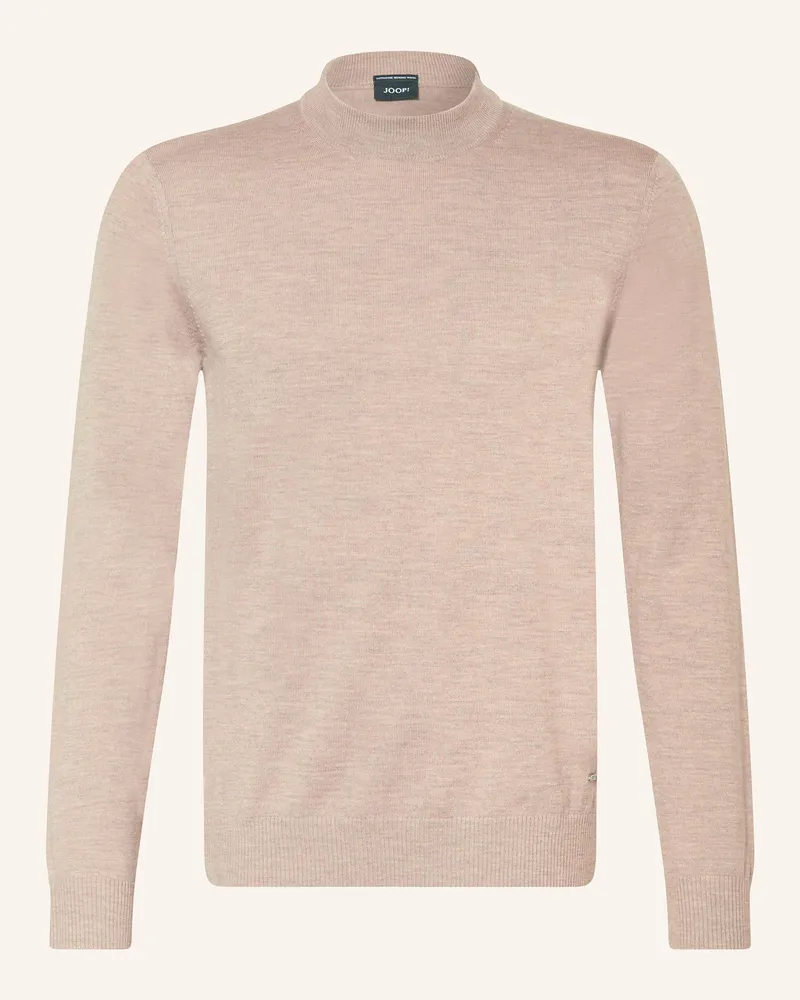 JOOP! Pullover DAVIDE aus Merinowolle Hellbraun