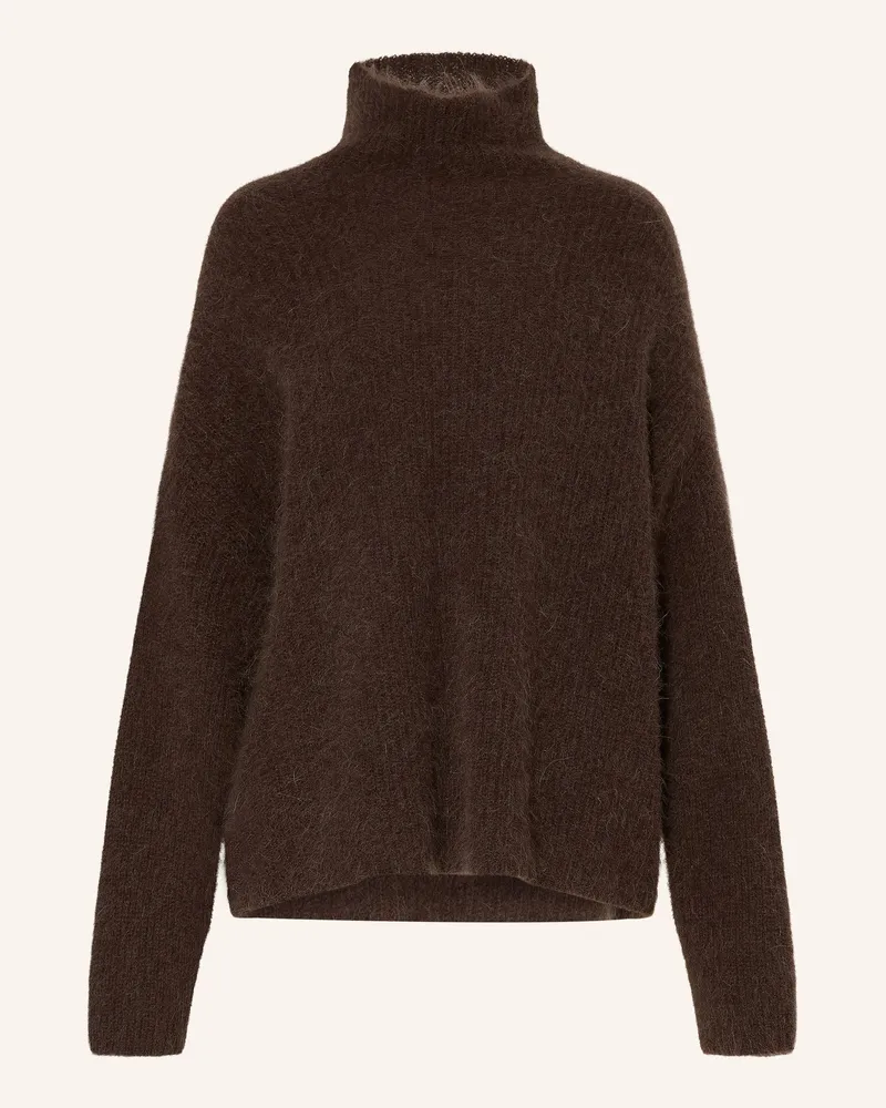 by Aylin Koenig Pullover Mara Mit Alpaka braun Dunkelbraun
