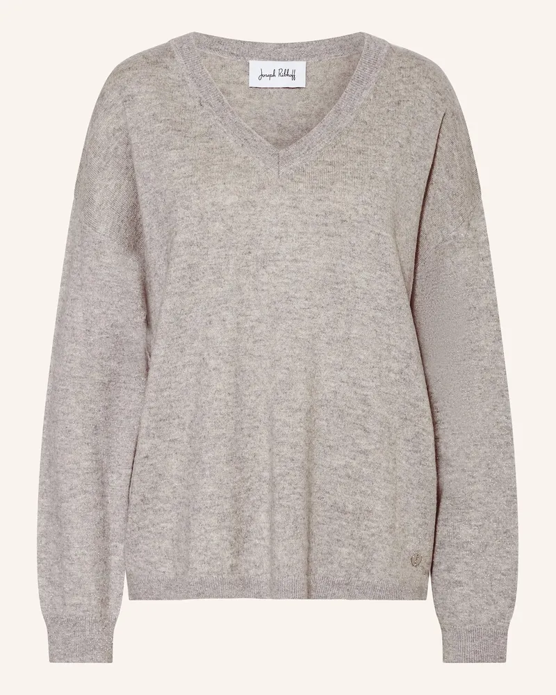 Joseph Ribkoff Pullover mit Glitzergarn Hellgrau