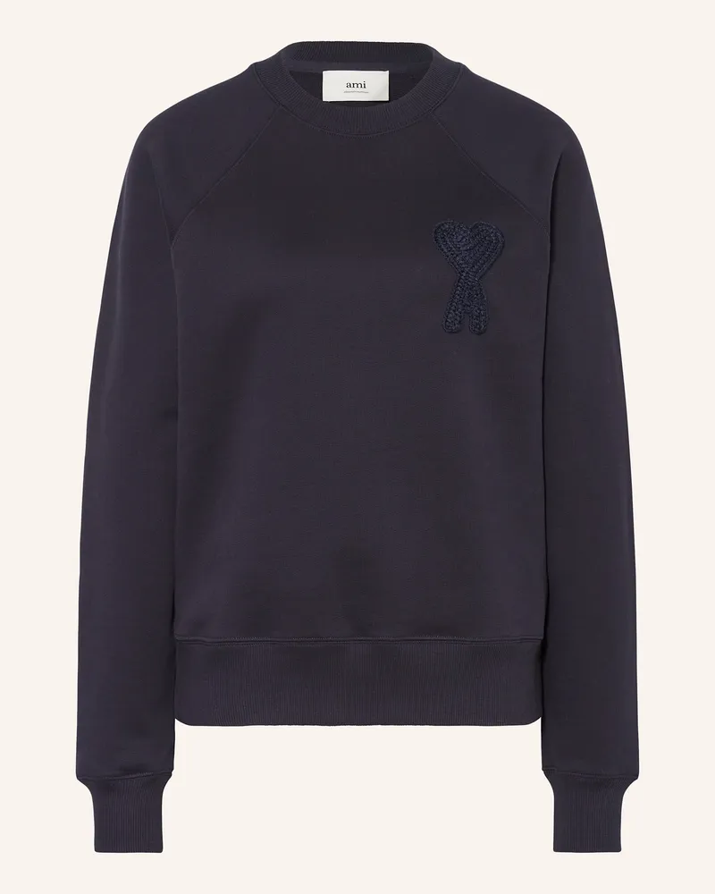 AMI Paris Sweatshirt Dunkelblau