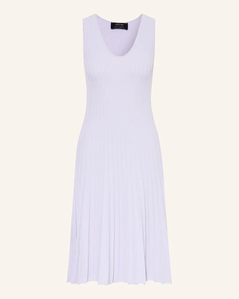 Marc Cain Strickkleid Mit Plissees Und Glitzegarn lila 715