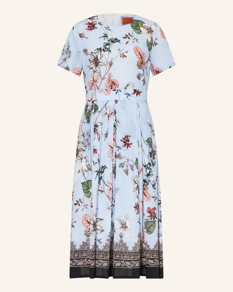 ANNA's dress affair Kleid Mit Plissees blau Hellblau