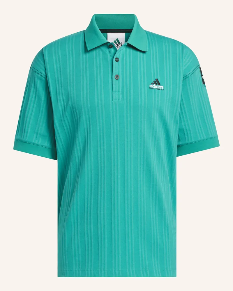 adidas EQUIPMENT POLOSHIRT Grün