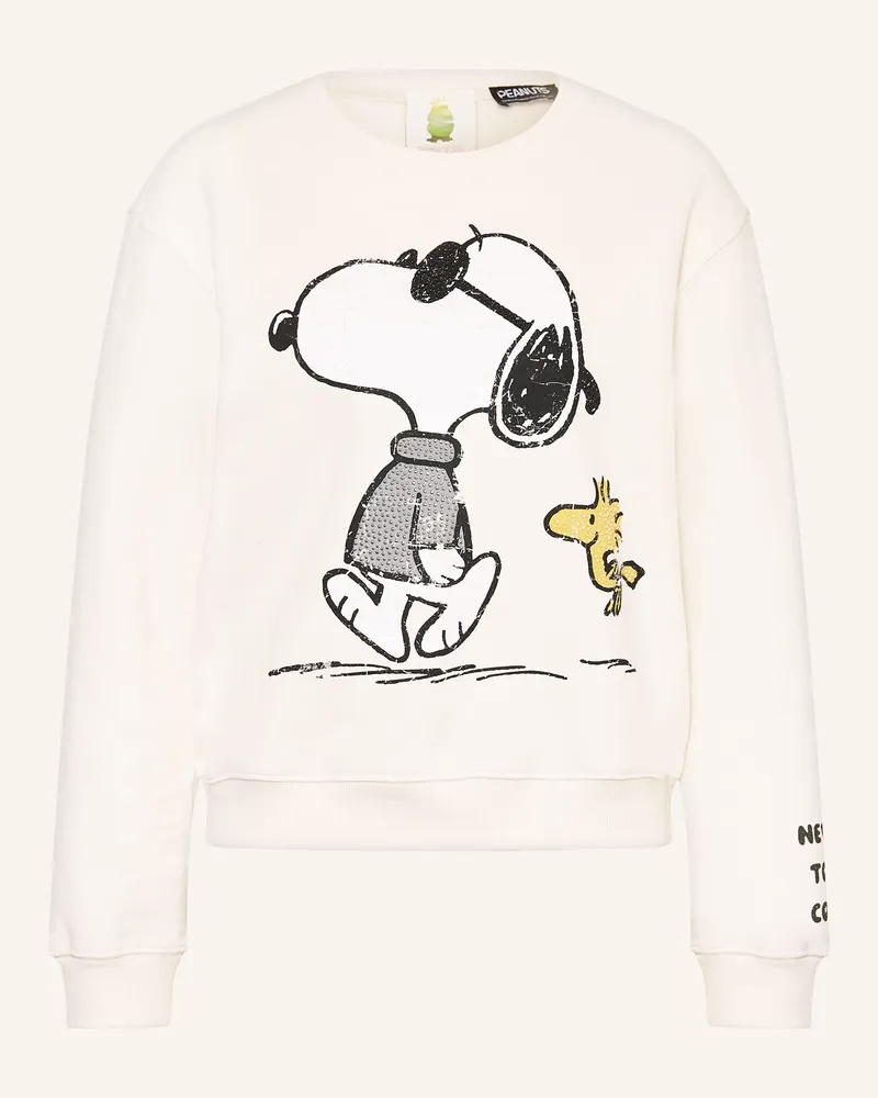 Princess goes Hollywood Sweatshirt mit Schmucksteinen Weiss