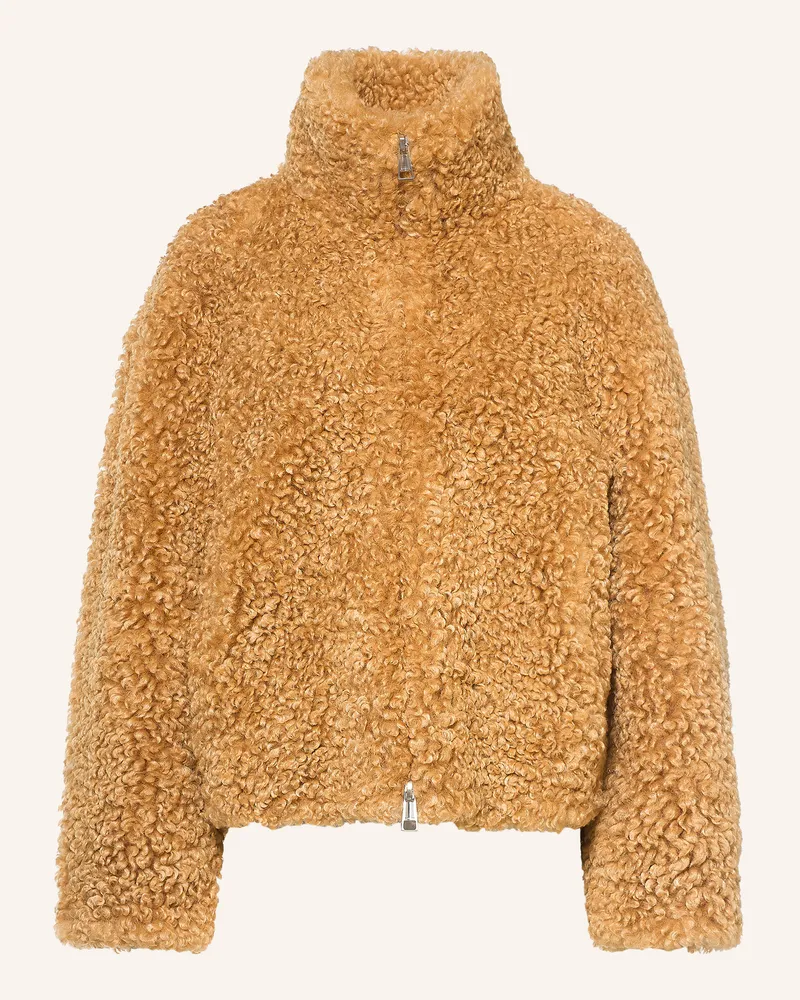 APPARIS Teddyfell-Jacke Brooks braun Camel
