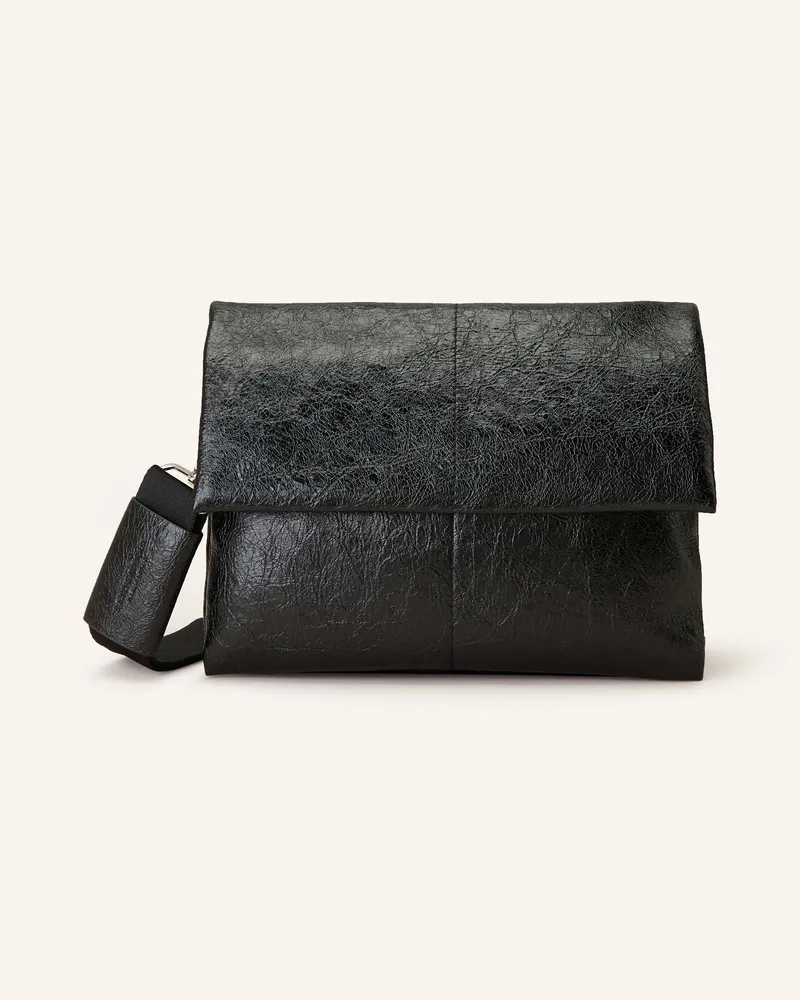 SEIDENFELT Umhängetasche Schwarz