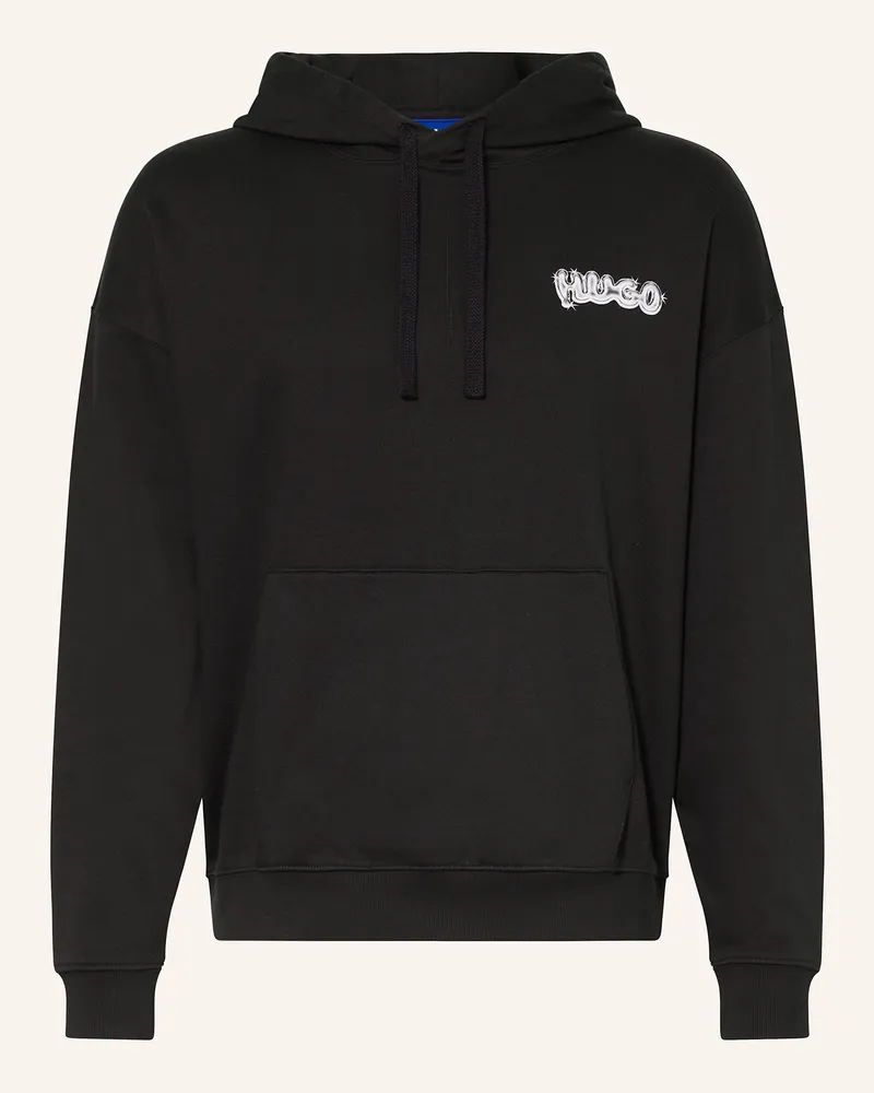 HUGO BOSS Oversized-Hoodie NYROHOOD Schwarz
