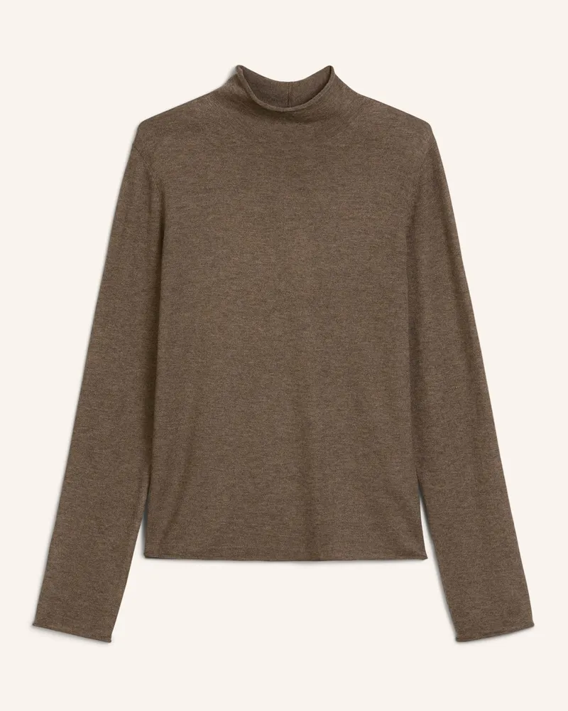 Marc O'Polo Rollkragenpullover Dunkelbraun