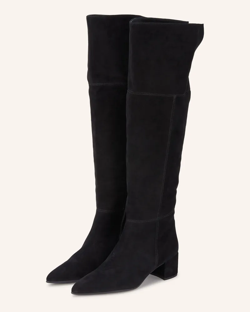 Högl Overknee-Stiefel schwarz Schwarz