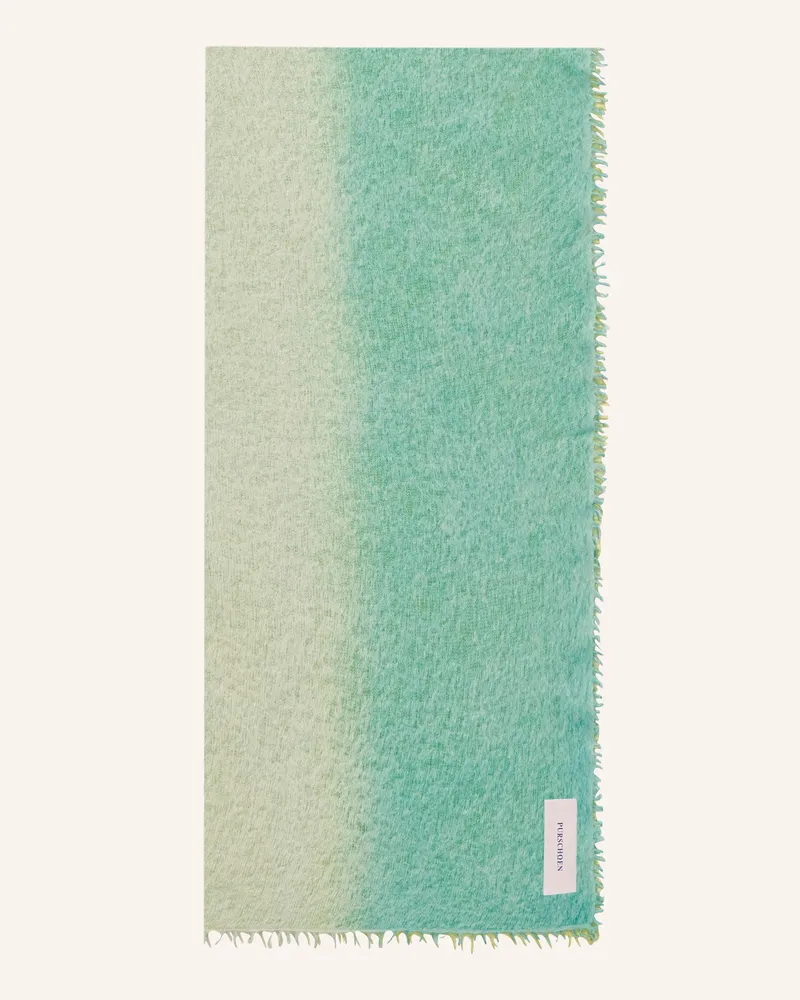 Puschoen Cashmere-Schal Ombre gruen Grün