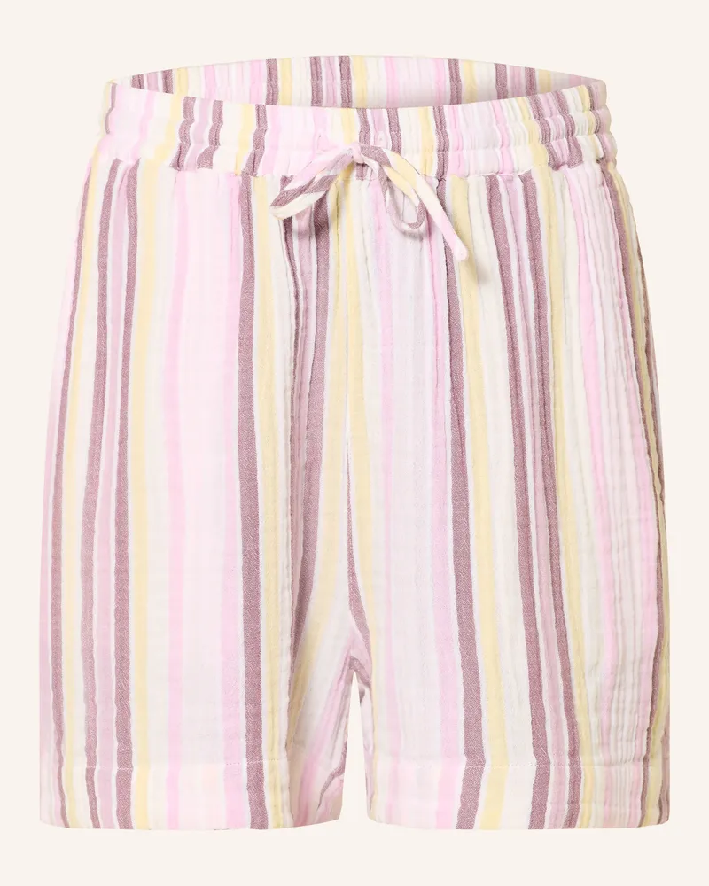 Juvia Musselinshorts gelb Hellrosa