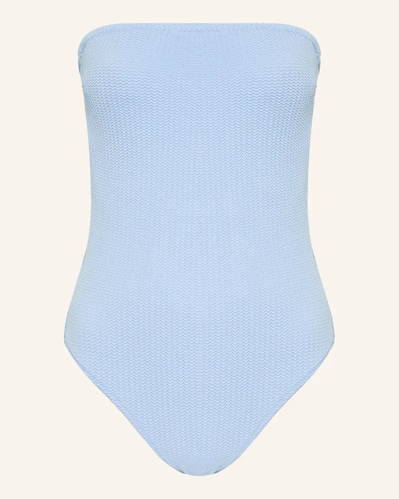 Seafolly Australia Bandeau-Badeanzug Sea Dive blau Hellblau