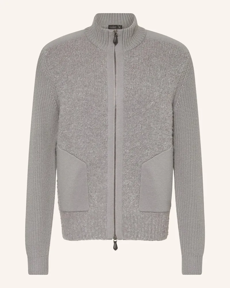 van Laack Strickjacke Grau