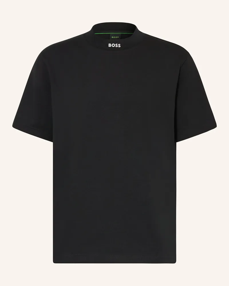 HUGO BOSS T-Shirt COLLAR ZONE Schwarz