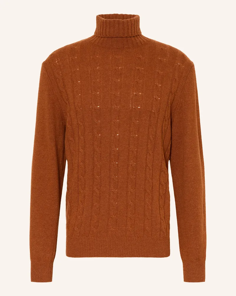 Digel Rollkragenpullover Francis orange Dunkelorange