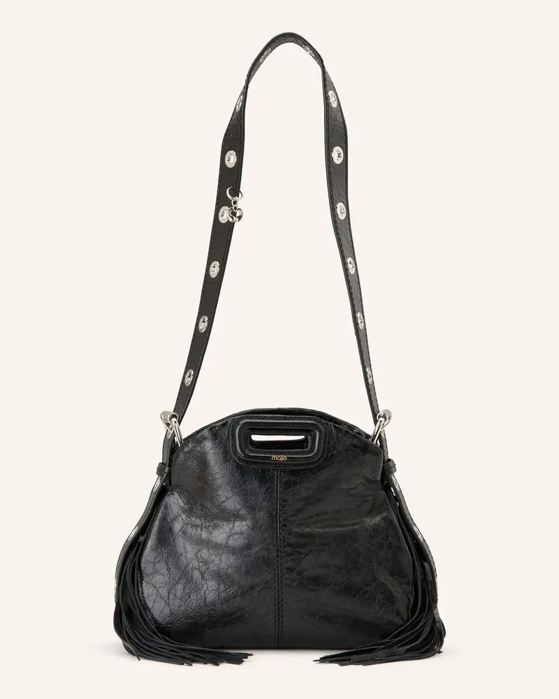 Maje Handtasche schwarz Schwarz