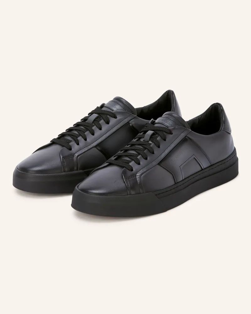 Santoni Sneaker grau Dunkelgrau