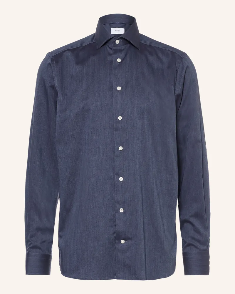 Eton Hemd Contemporary Fit blau Blaugrau