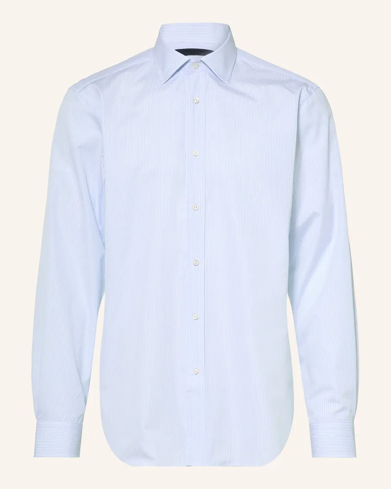 HUGO BOSS Hemd David Slim Fit blau Hellblau