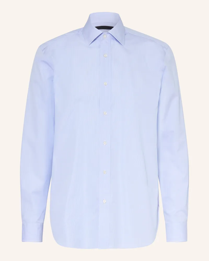 HUGO BOSS Hemd David Slim Fit blau Hellblau