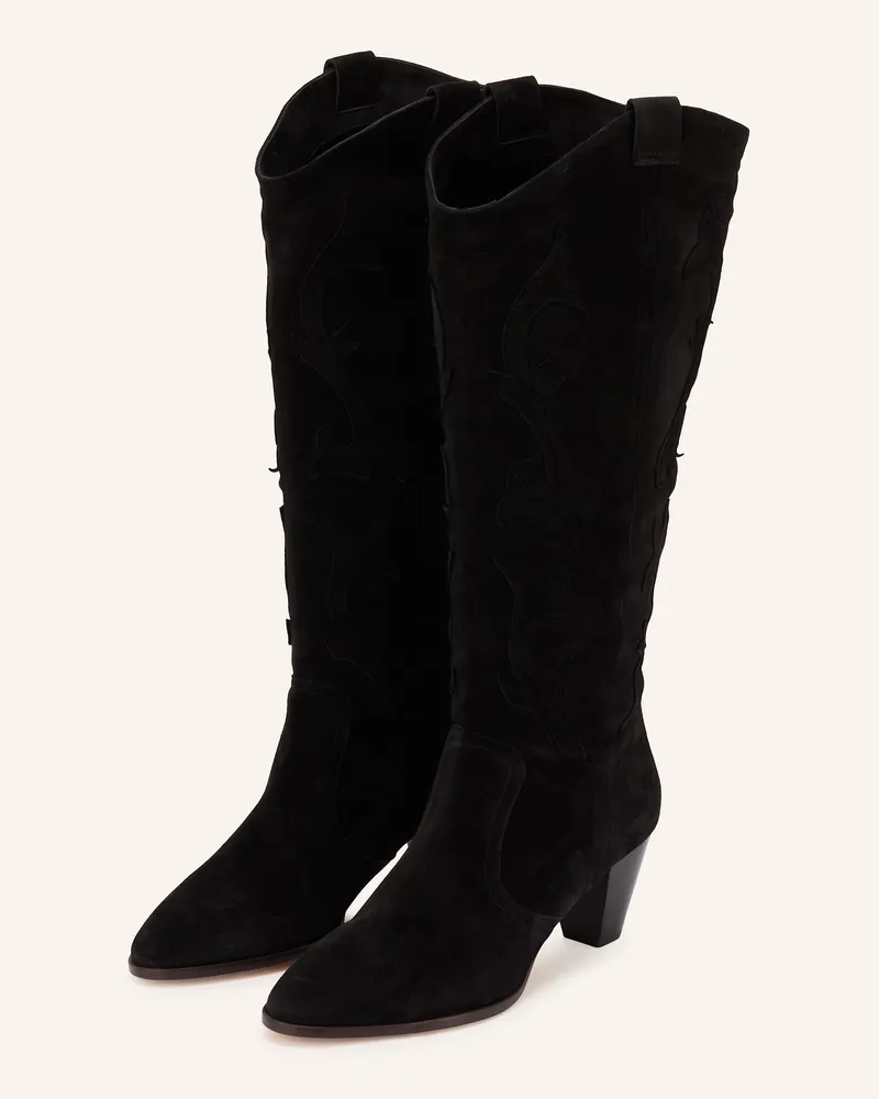 ba&sh Cowboy Boots Casey schwarz Schwarz