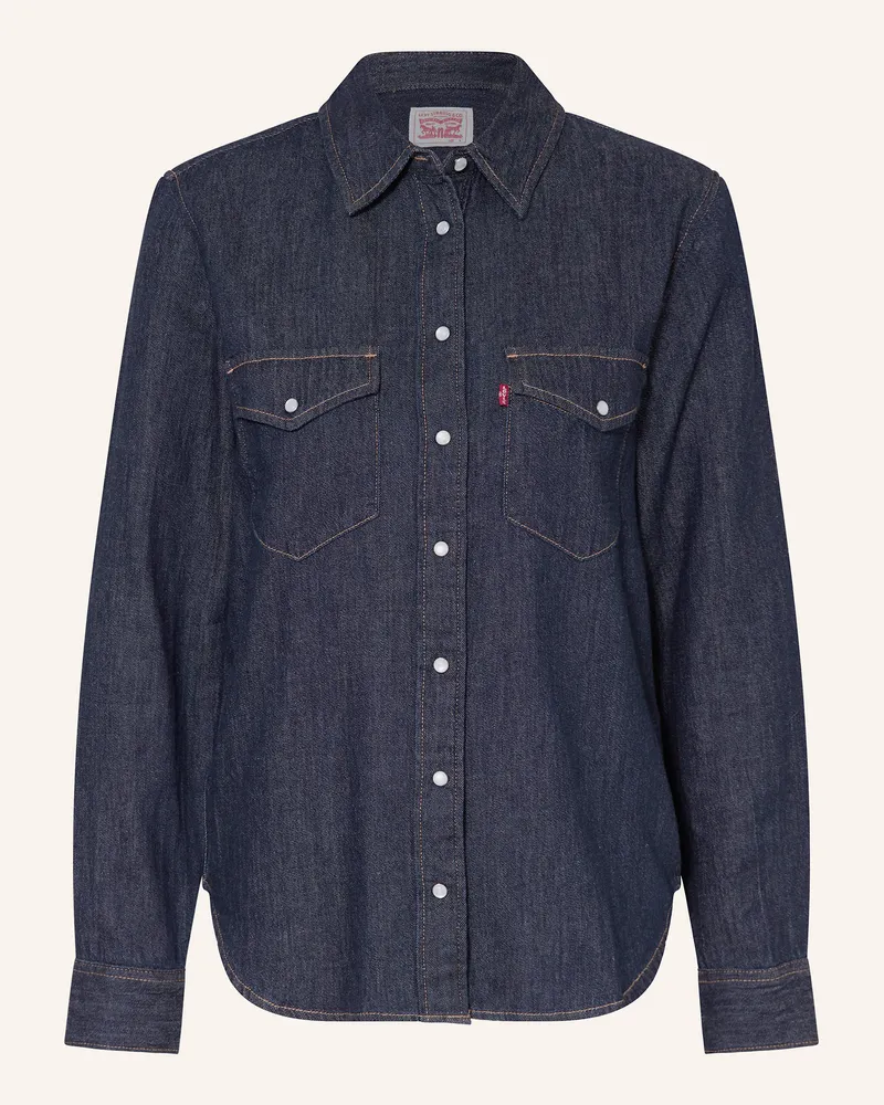 Levi's Hemdbluse ICONIC in Jeansoptik Dunkelblau