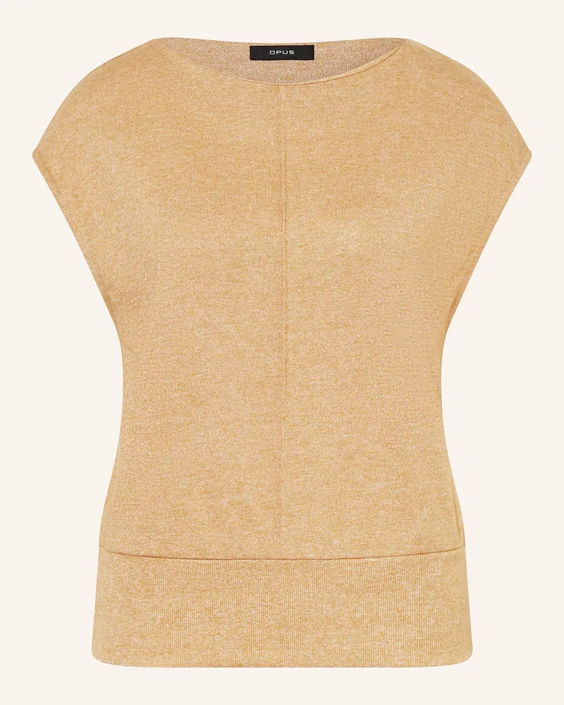 OPUS T-Shirt Siesa braun Beige