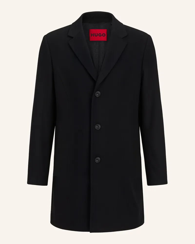 HUGO BOSS Casual Mantel MALTE2531_IN Regular Fit Schwarz