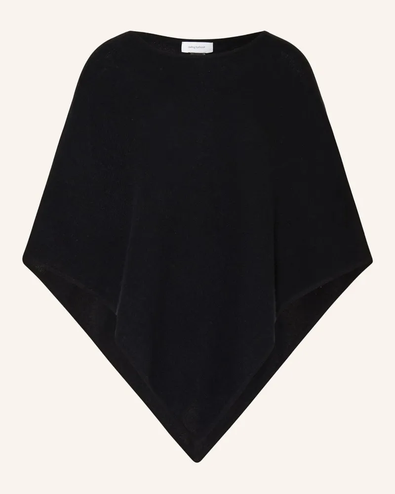 Darling Harbour Cashmere-Poncho Schwarz