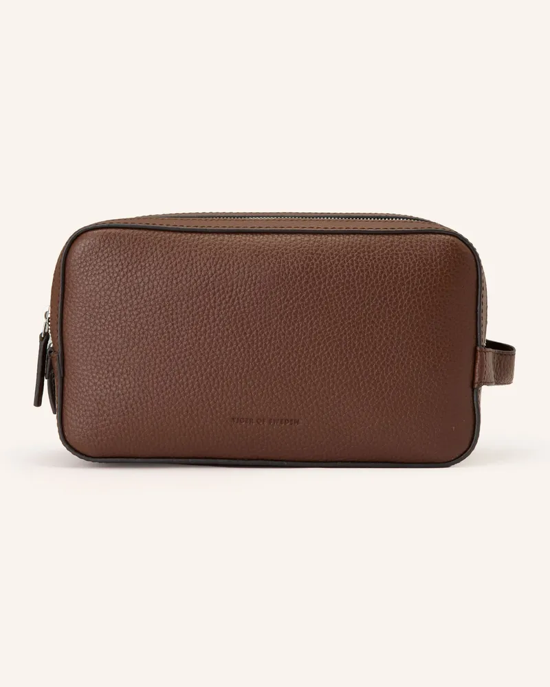 Tiger of Sweden Kulturtasche WYND Dunkelbraun