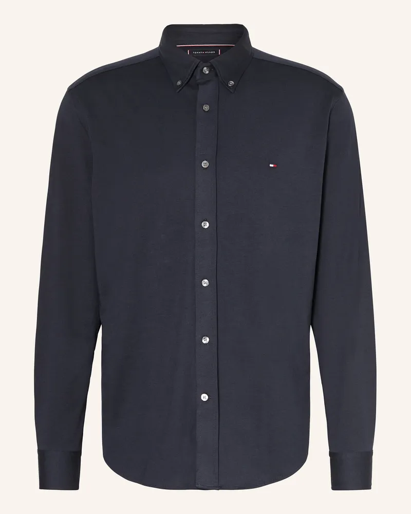Tommy Hilfiger Hemd Performance Regular Fit blau Dunkelblau