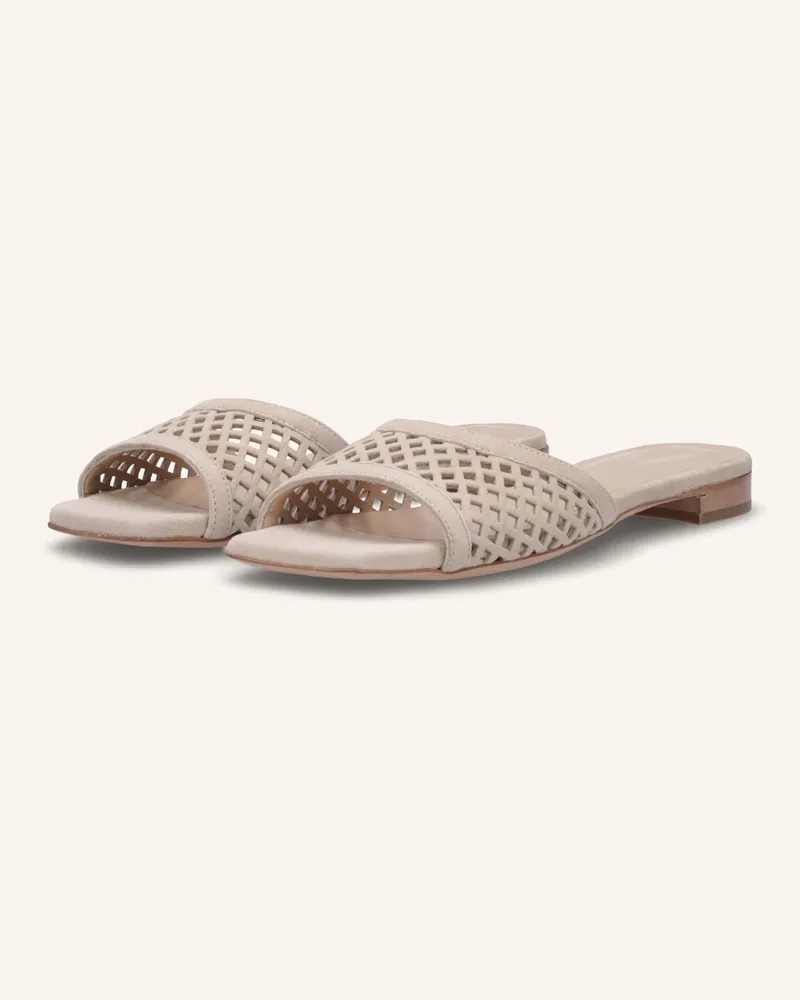 Thea Mika Pantoletten Beige
