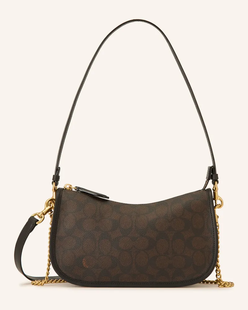 Coach Umhängetasche Waverly schwarz Schwarz
