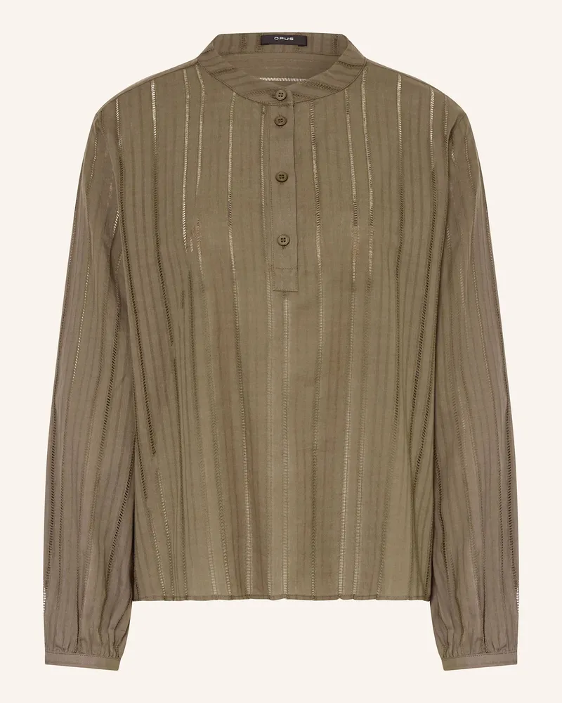 OPUS Blusenshirt FUEGA Oliv
